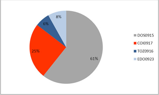 Struktura sprzedaży obligacji skarbowych we wrześniu 2013 r. (w procentach).